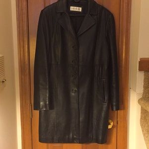 Woman’s Genuine Leather Coat
